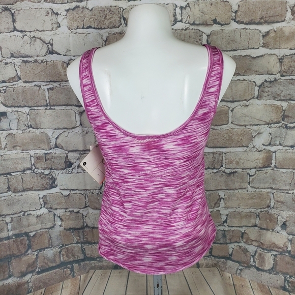 Roxy Pink Marled Knit  Tank Size Small - Picture 4 of 8